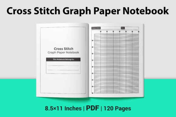 Cross Stitch Graph Paper Notebook