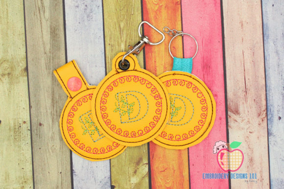 D Name Key Fob
