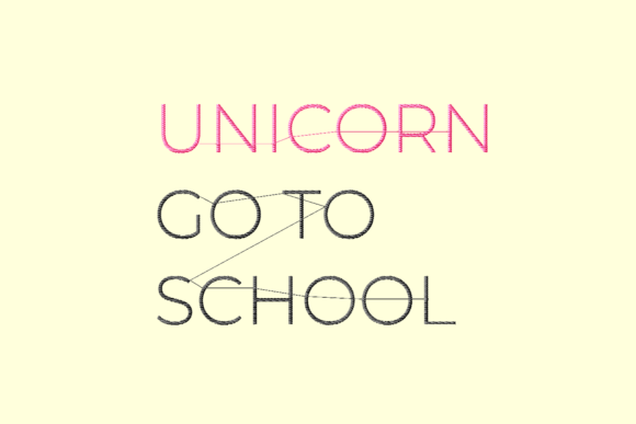Unicorn Go to School